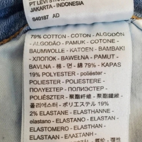 Levi's 314 Shaping Straight Mid Rise tummy Slimming Jean Pants - Picture 10 of 12